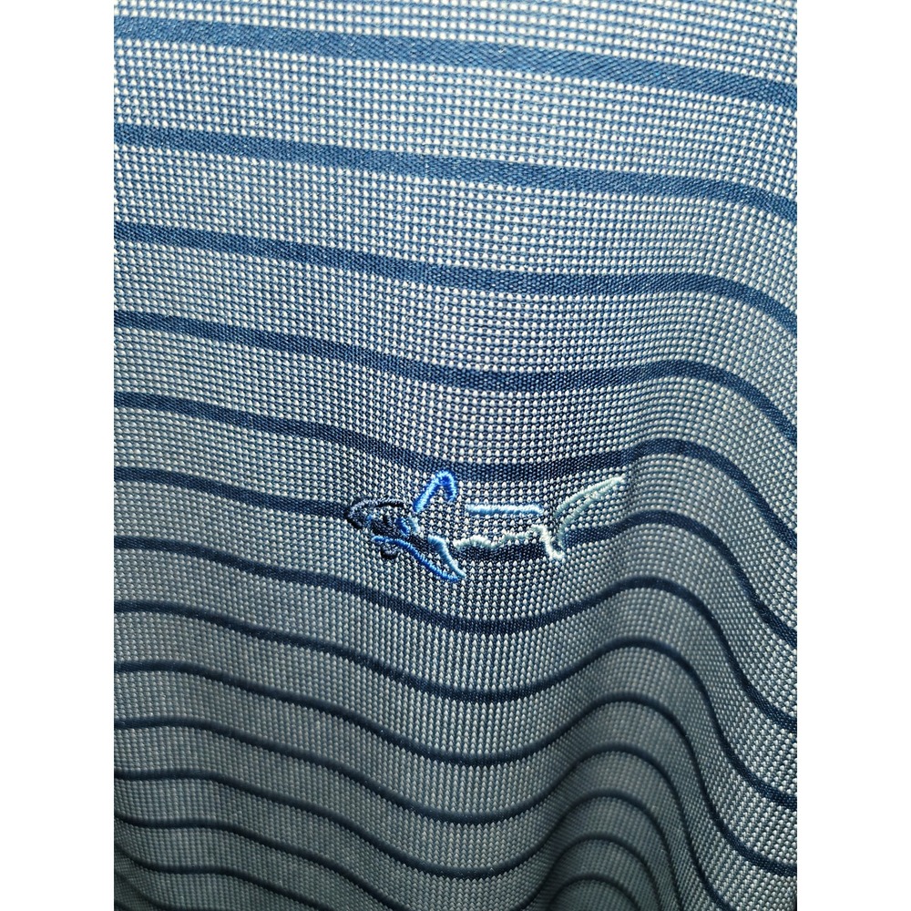 Greg Norman Attack Life Golf Polo Shirt Striped Long Sleeve XXL‎